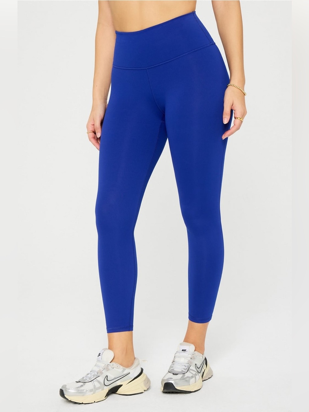NWT [Fabletics] Define PowerHold High-Waisted Leggings 7/8 Admiral Blue Womens S - Picture 3 of 13